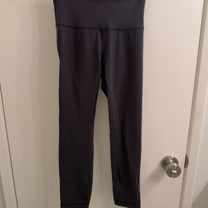 Lululemon Wunder Train Black High-Waisted Crop Leggings